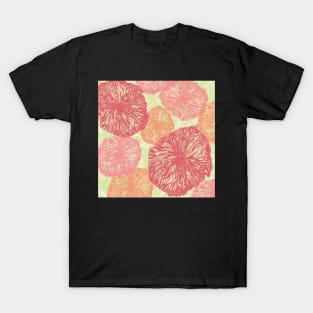 Birdseye Seedheads (Pink/Green) T-Shirt